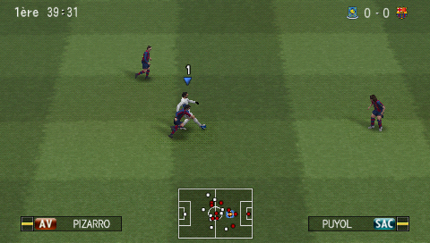 Pro Evolution Soccer 2008 screenshot 3 for PSP